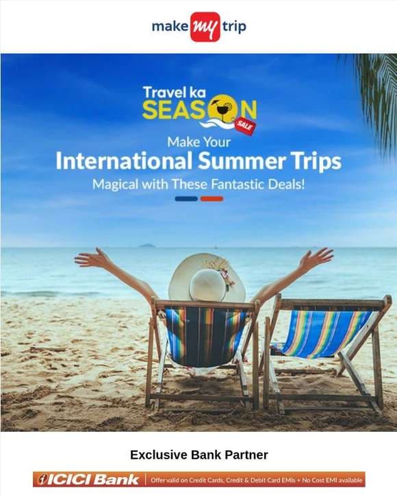 Inside: Fantastic Deals on Int'l Holiday Packages