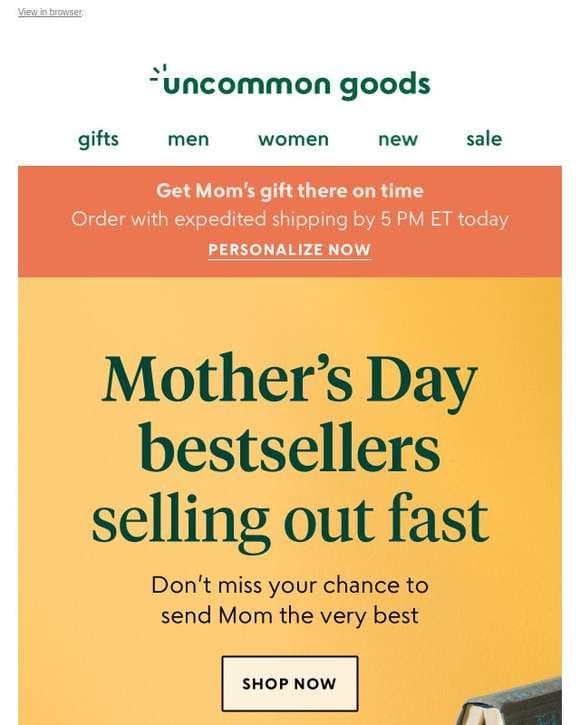 These Mother's Day bestsellers are going fast